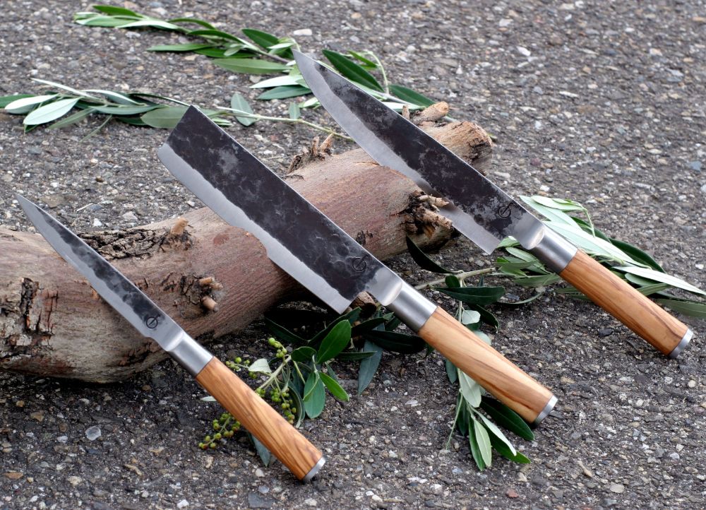 3-dílná sada nožů Olive, FORGED