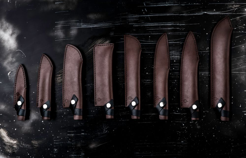 Kožené pouzdro Leather na porcovací nůž, FORGED